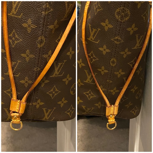 Louis Vuitton VINTAGE MM Neverfull #17737 Classic Monogram Canvas Leather Tote - Picture 14 of 15